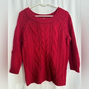 LOFT sweater, size M. 3/4 length sleeves.